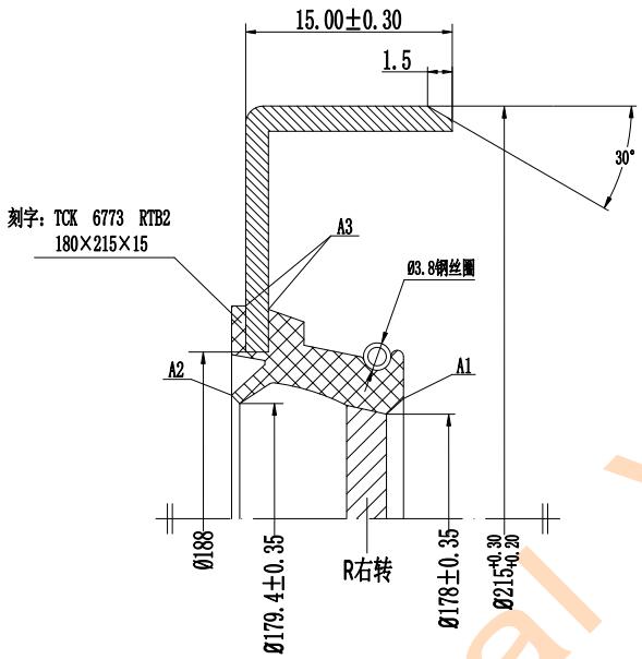 挖机油缸油封结构图图片